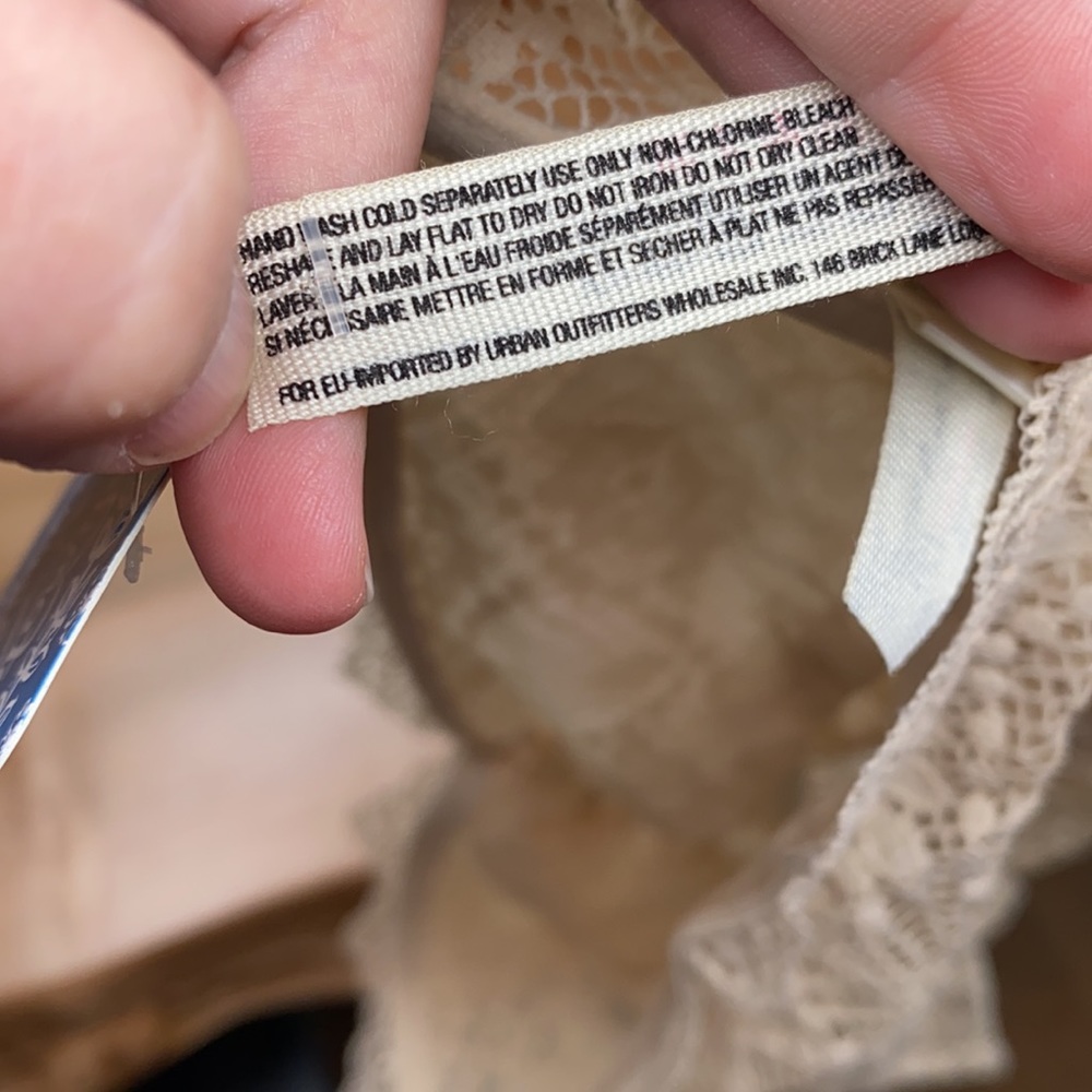 Free People Lacey Looks Women's Bandeau Nude NWT S - Picture 5 of 6